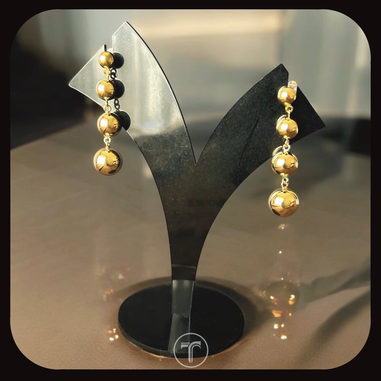 The Gold Drop Earrings