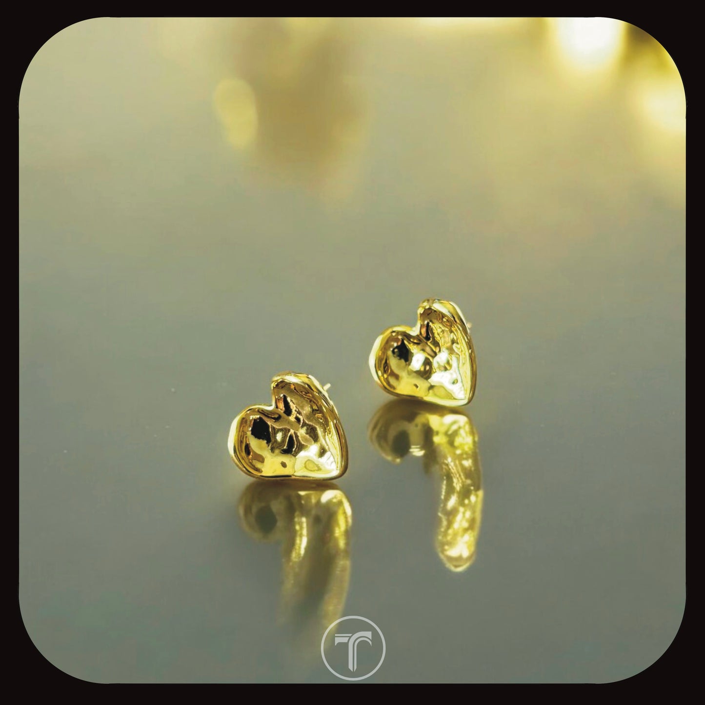 The Arty Heart Earrings