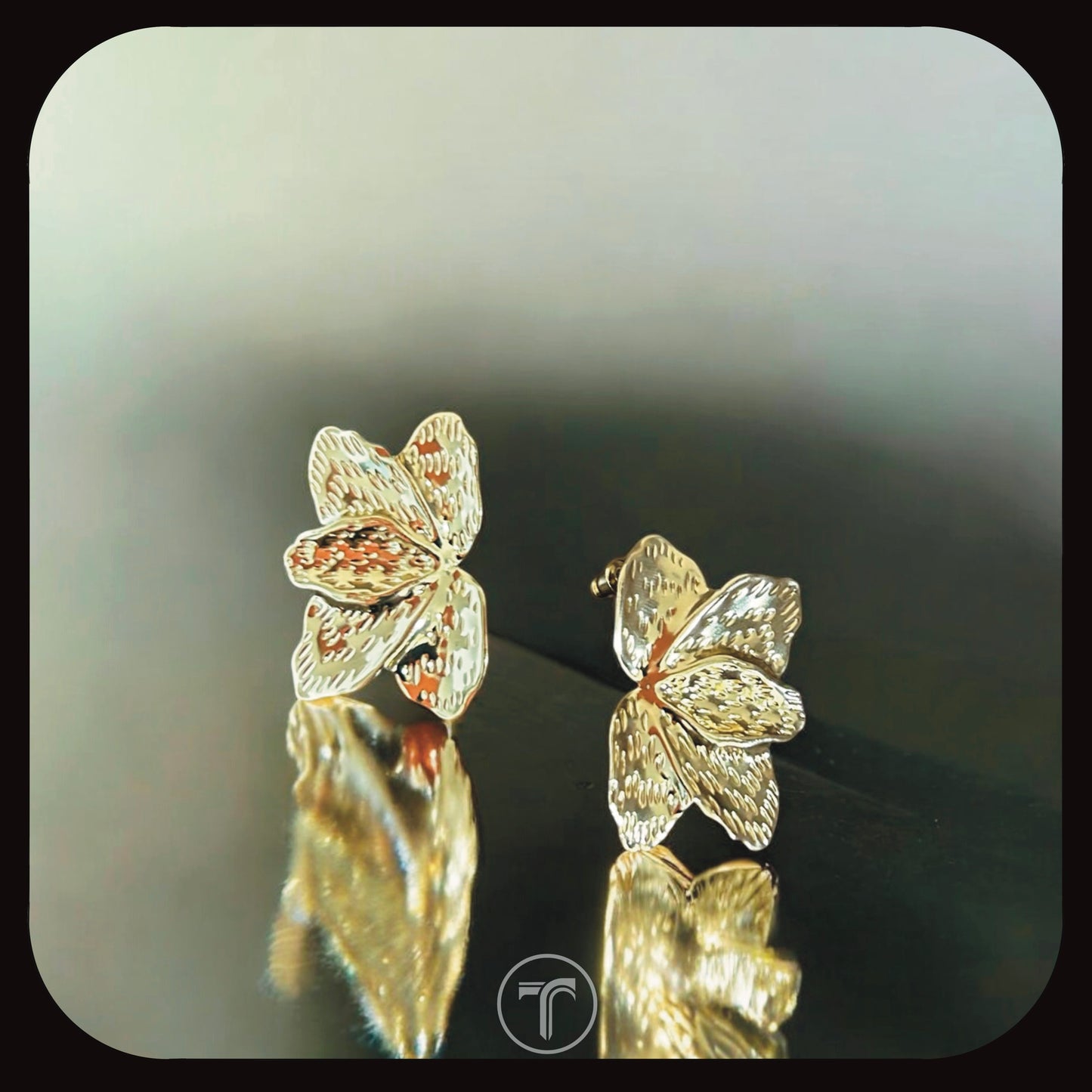 The Flower Ear Studs