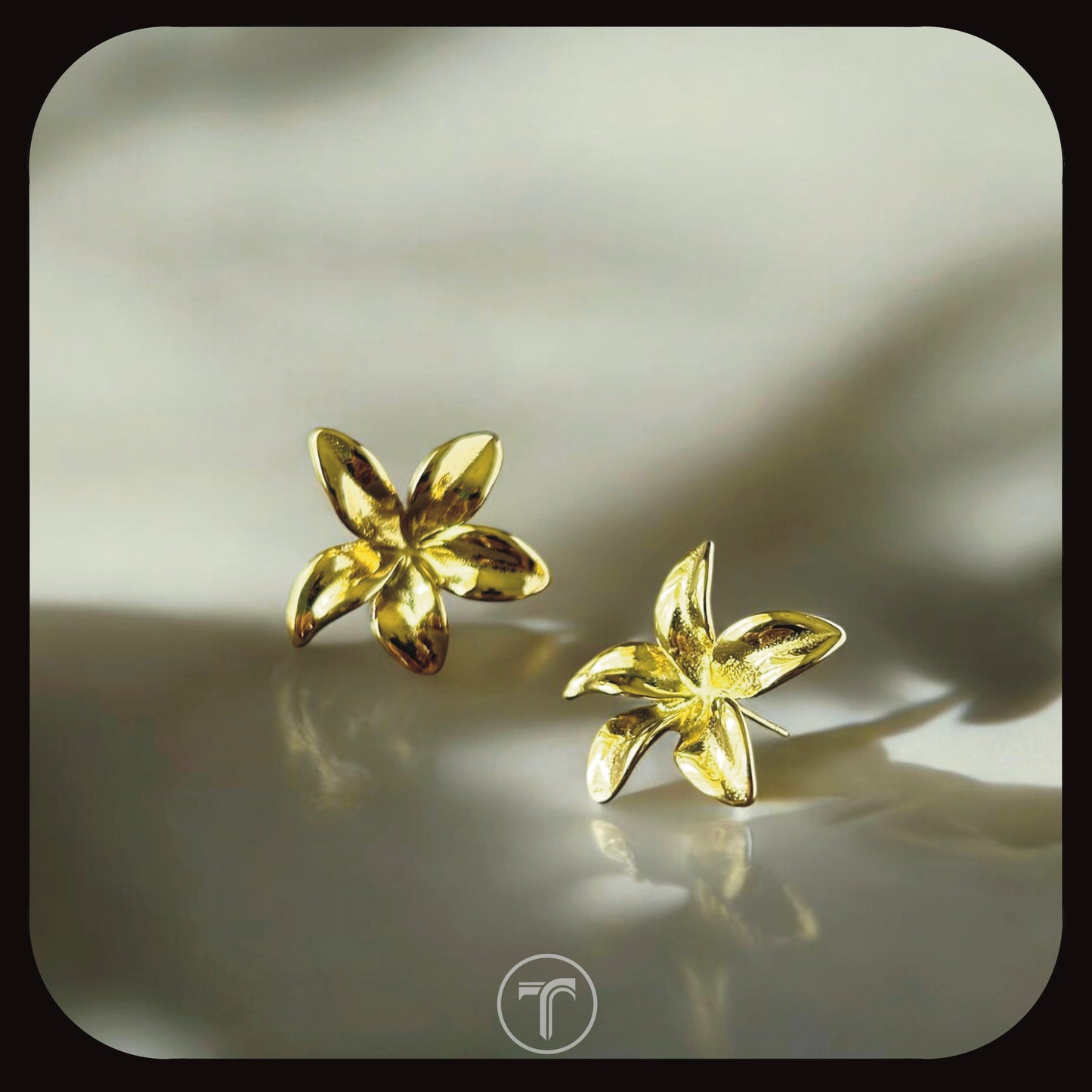 The Golden Spring Ear Studs