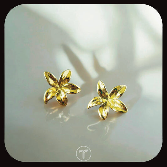 The Golden Spring Ear Studs