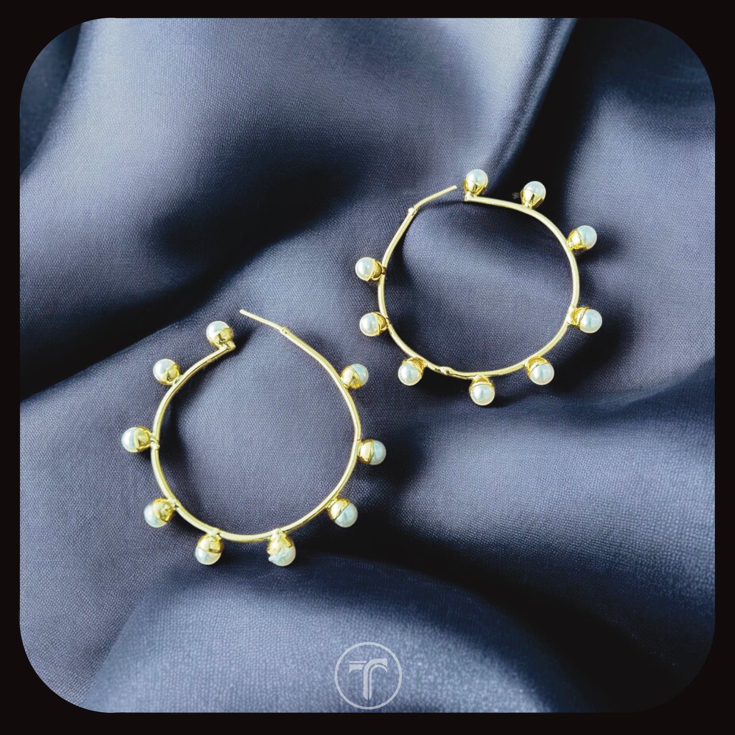 The Pearlette Hoop Earrings