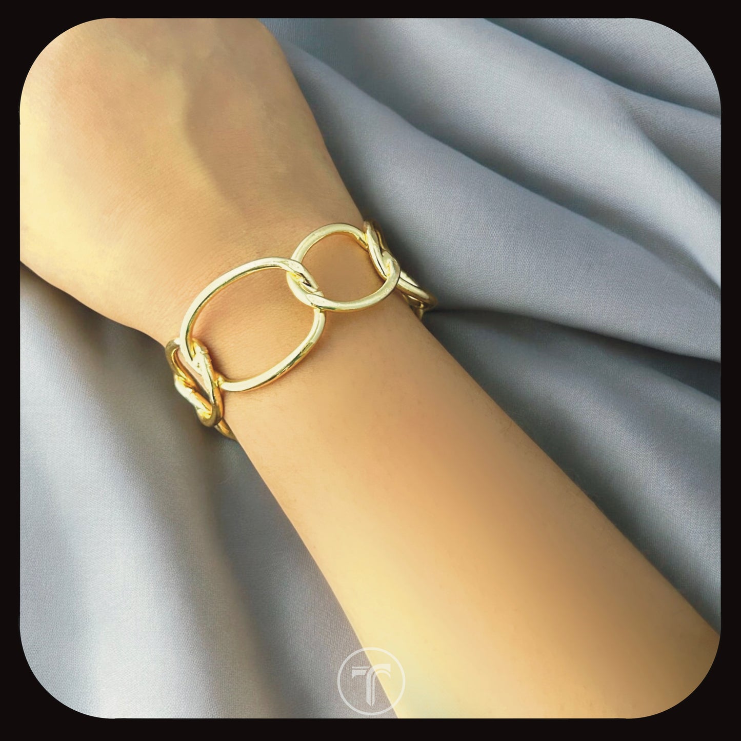 The Love Link Cuff Bangle