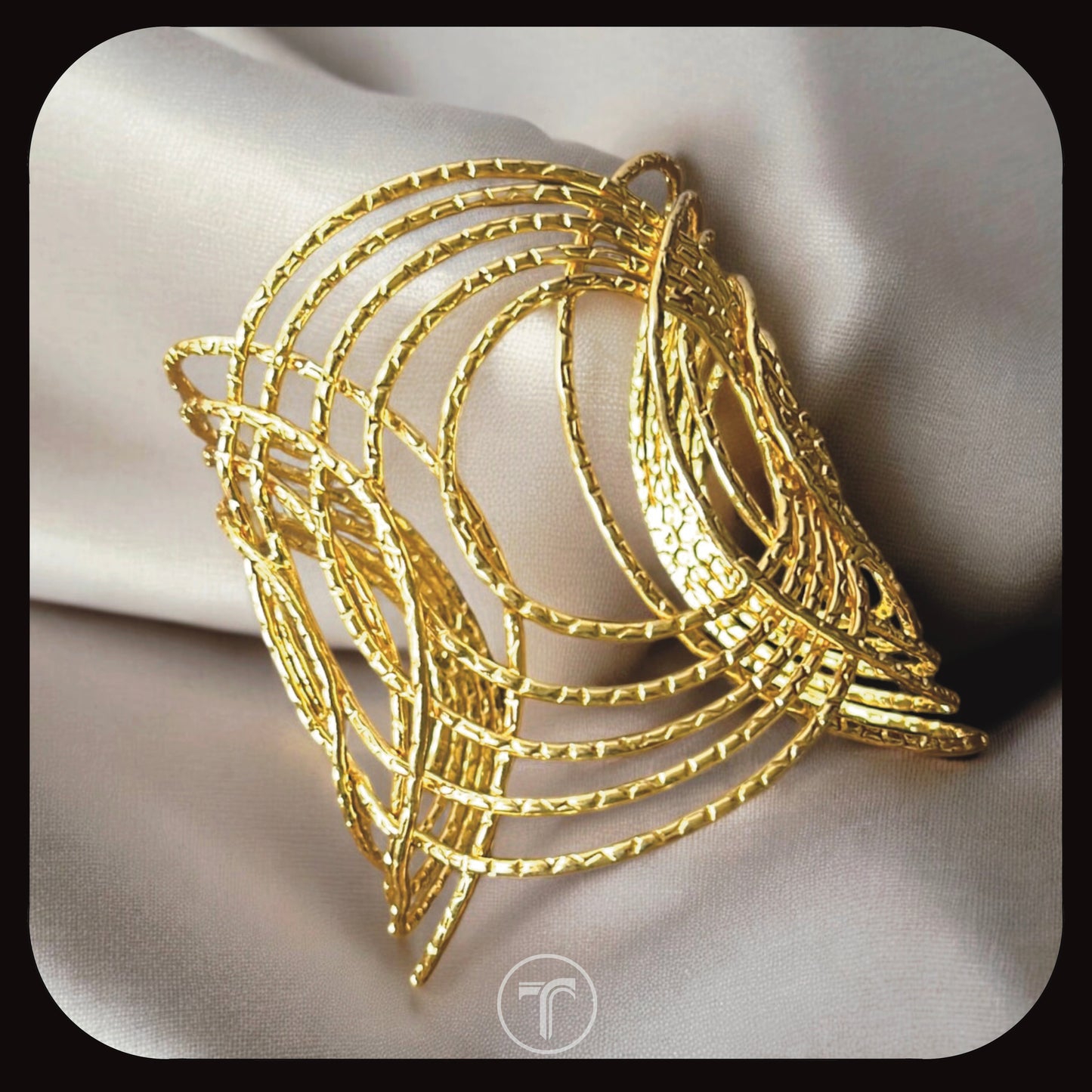 The Ripple Cuff Bangle