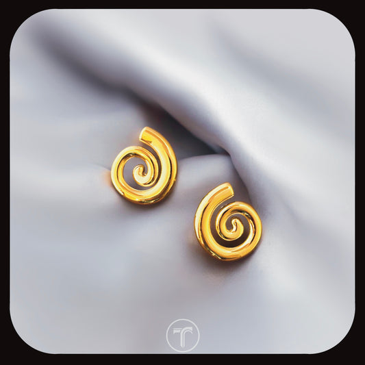 The Shell Swirl Ear Studs