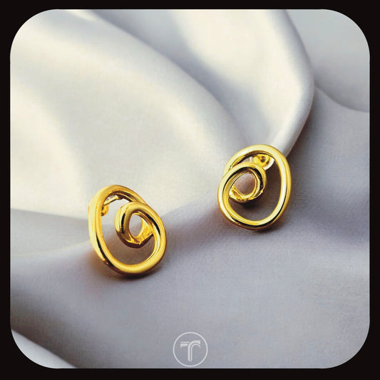 The Infinite Loop Ear Studs- Small