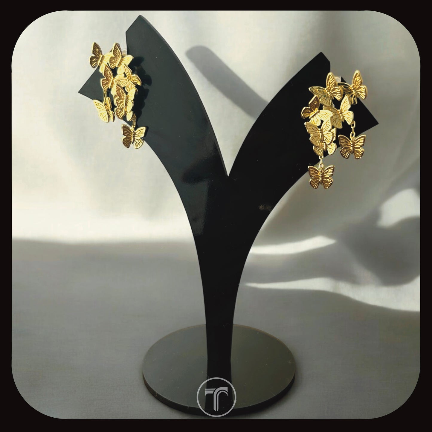 The Butterfly Cluster Dangler Earrings