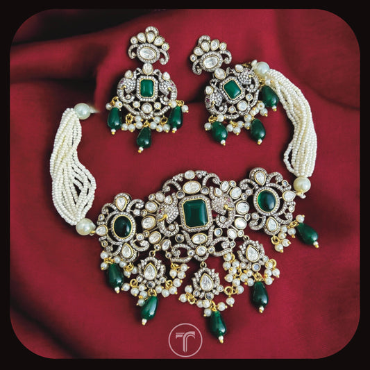 The Carmika Choker Necklace Set