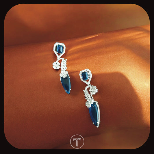 The Oceanica Flower Dangler Earrings