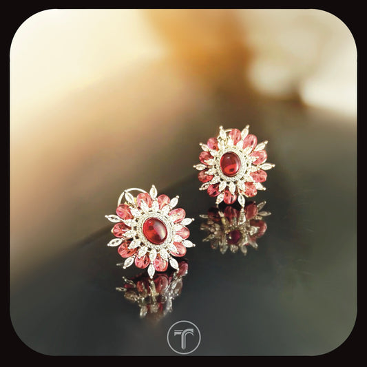 The Rosea Stud Earrings