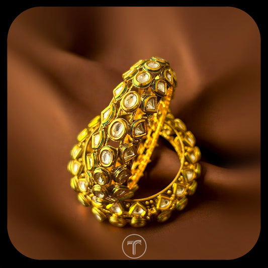 The Polki Cluster Bangle