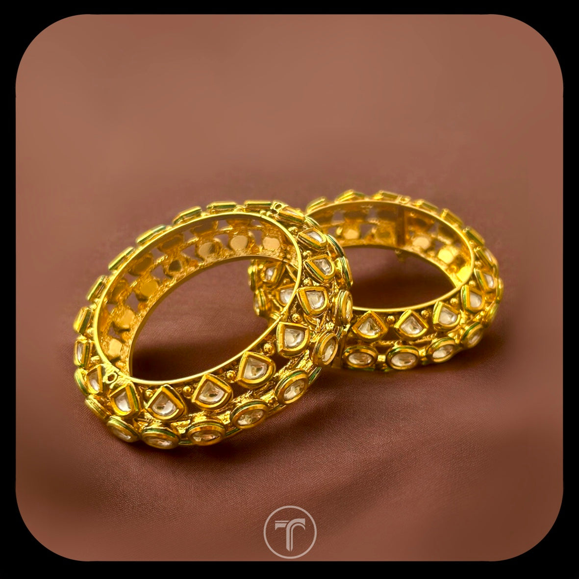 The Polki Cluster Bangle