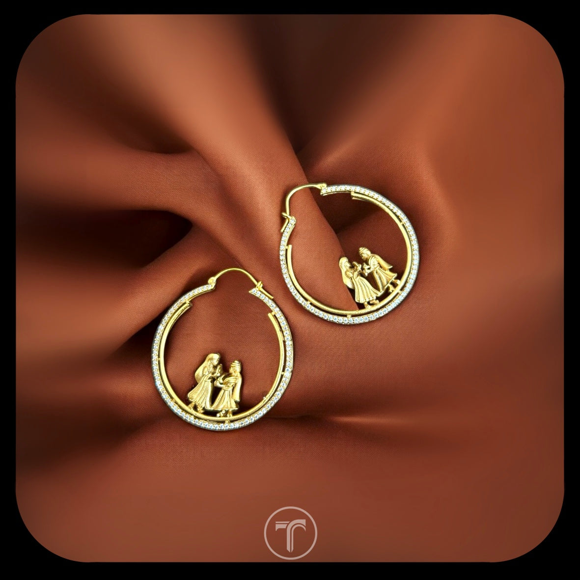 The Dulha- Dulhan Hoop Earrings