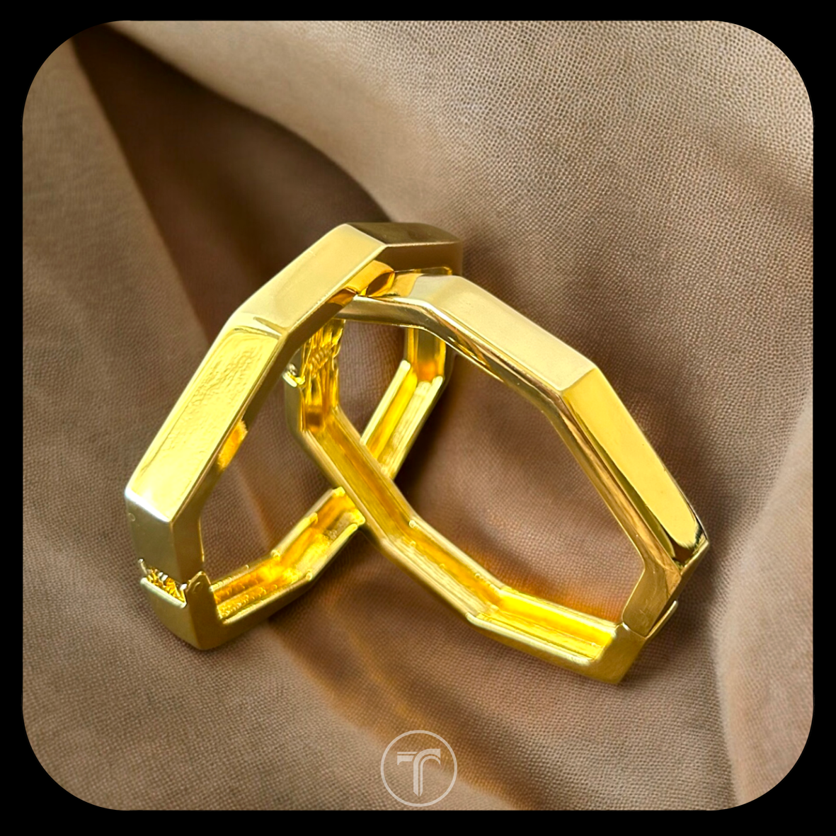 The Octagonal Cuff Bangle ( 01 Qty)