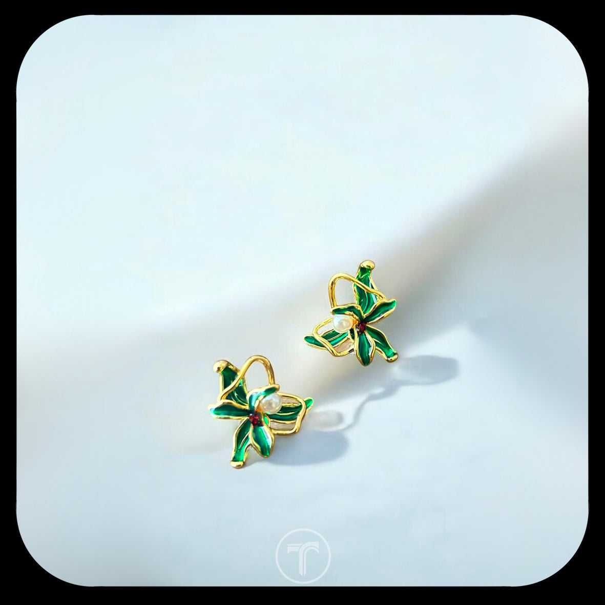 The Orchid Ear Studs
