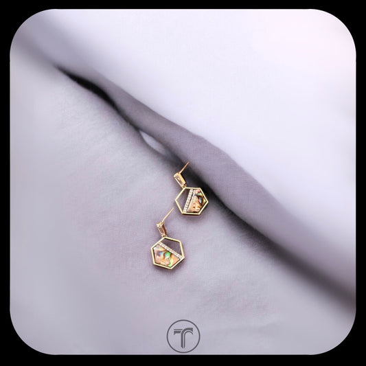 The Hexa Drop Earring
