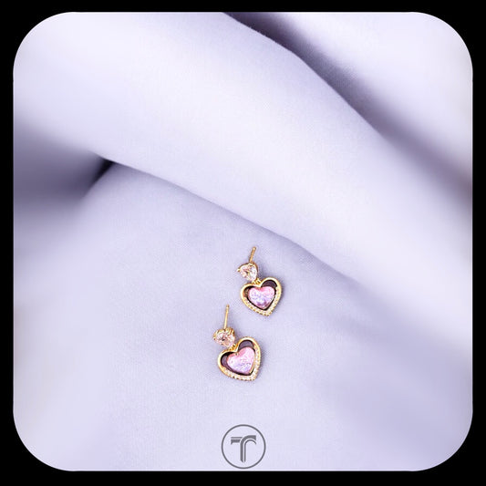 The Plush Heart Earrings