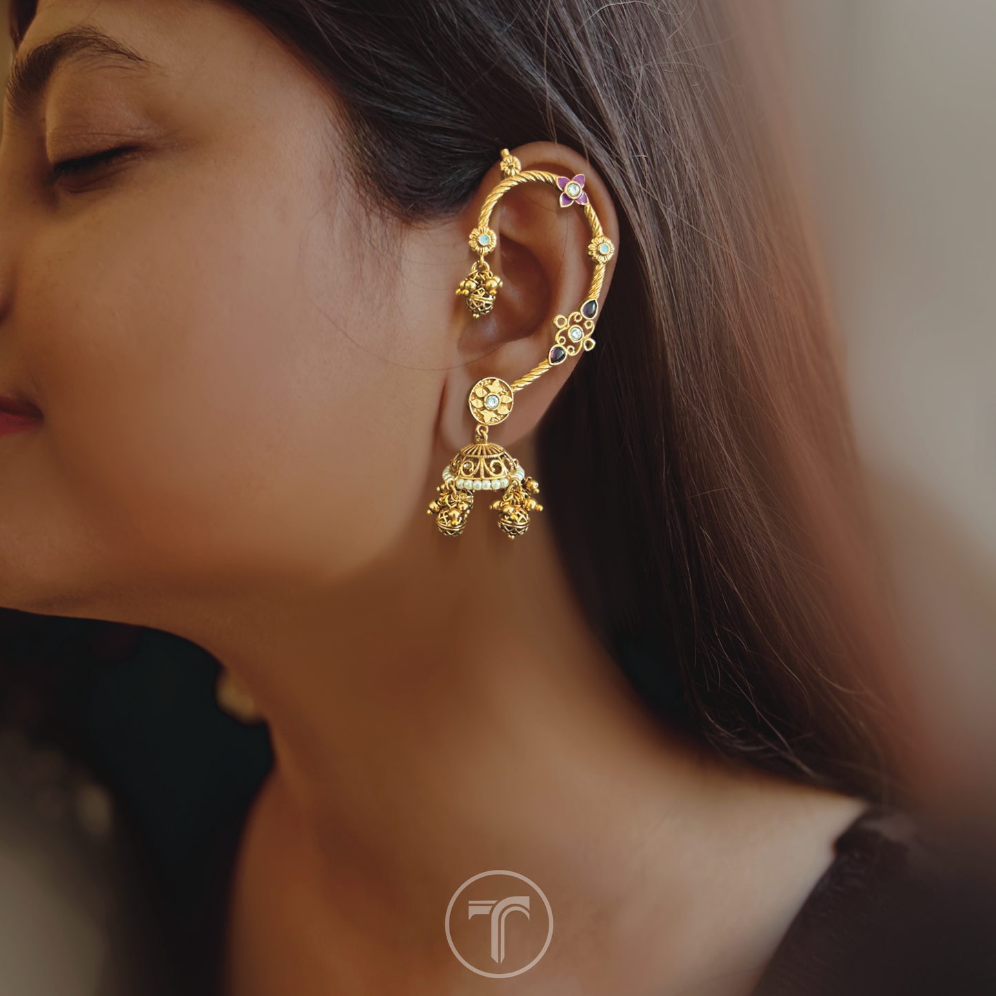 The Kavisha Jhumki Earrings
