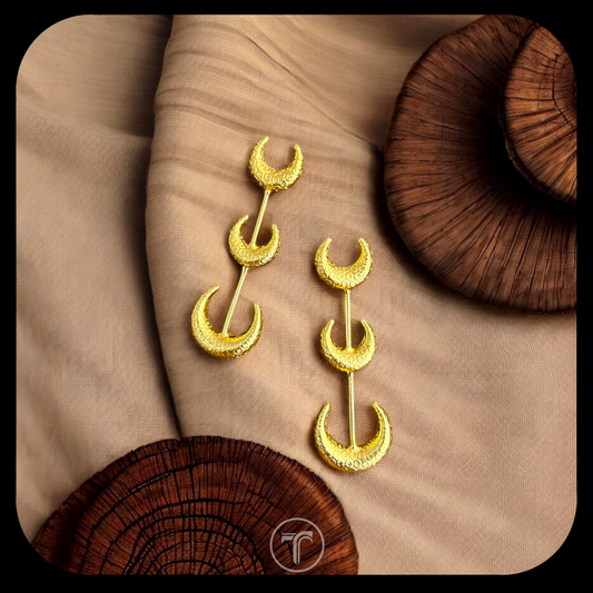 The Chandrika Long Ear studs