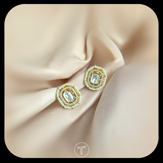 The Avantika Pearl Stud Earrings